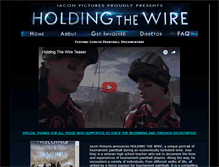 Tablet Screenshot of holdingthewire.com